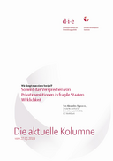 So wird das Versprechen von Privatinvestitionen in fragile Staaten Wirklichkeit