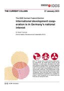 International development cooperation is in Germany’s national interest