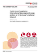 Cover: The Current Column of 27 January 2025 "International development cooperation is in Germany’s national interest" by Mark Furness.