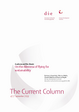 Cover: The Current Column of 27 September 2019 “On the dilemma of flying for sustainability”