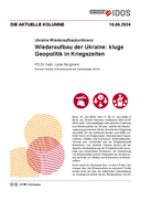 Wiederaufbau der Ukraine: kluge Geopolitik in Kriegszeiten