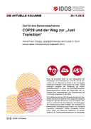 COP28 und der Weg zur „Just Transition“