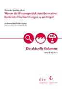 Warum die Wissensproduktion über marine Kohlenstoffbeobachtungen so wichtig ist