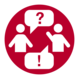 [Translate to English:] Icon: Frage und Antwort
