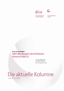 Gebt den Bürgern eine hörbarere Stimme in der EZ