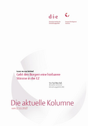 Gebt den Bürgern eine hörbarere Stimme in der EZ