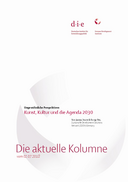 Kunst, Kultur und die Agenda 2030