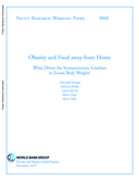 Obesity and food away from home: what drives the socioeconomic gradient in excess body weight?
