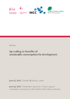 Cover Programme Workshop "Up-scaling co-benefits of sustainable consumption for development§