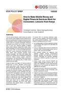 How to make mobile money and digital financial services work for consumers: lessons from Kenya