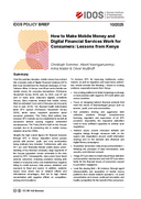 How to make mobile money and digital financial services work for consumers: lessons from Kenya