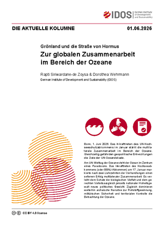 Cover: Die aktuelle Kolumne