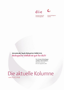 Biologische Vielfalt ist gut für dich!