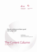 Climate conference in Bonn: good COP or bad COP?