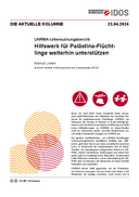 Hilfswerk für Palästina-Flüchtlinge weiterhin unterstützen