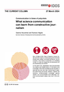 What science communication can learn from constructive journalism