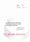Gemeinsam sind wir stark: Pariser Abkommen und Agenda 2030 für nachhaltige Entwicklung!