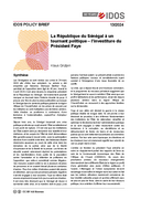 La République du Sénégal à un tournant politique: l’investiture du Président Faye