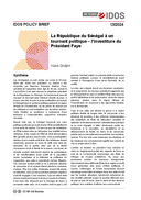 La République du Sénégal à un tournant politique: l’investiture du Président Faye