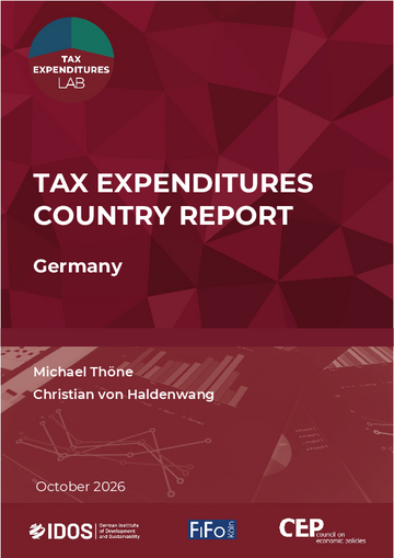 Tax expenditures country report: Germany