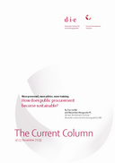 How does public procurement become sustainable?
