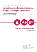 Europa kann und muss eine humanitäre Katastrophe verhindern!