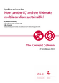 How can the G7 and the UN make multilateralism sustainable?