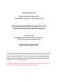 Environmental sustainability in a perspective of the human development and capability approach
