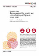German support for Israel’s government damages the rules-based order
