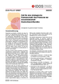 Zeit für eine strategische Partnerschaft: das Potenzial der Zusammenarbeit Deutschland-Marokko