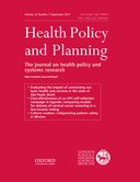 Comparative cost analysis of insecticide-treated nets delivery strategies: sales supported by social marketing and free distribution through antenatal care, health policy and planning