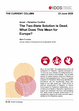 Cover: The Two-State Solution is Dead. What Does This Mean for Europe? by Furness, Mark (2025), The Current Column of 23 June 2025