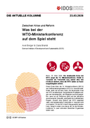 Was bei der WTO-Ministerkonferenz auf dem Spiel steht 