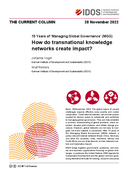 How do transnational knowledge networks create impact?