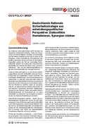 Deutschlands Nationale Sicherheitsstrategie aus entwicklungspolitischer Perspektive: Zielkonflikte thematisieren, Synergien stärken