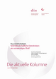 Cover: Die aktuelle Kolumne vom 27.09.2020 „Sind klimaschädliche Dienstreisen ein notwendiges Übel?”