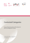 Cover: Programme "Contested Catagories-Issues at the Intersection of Development and Forced Migration Studies"