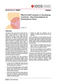 The EU-CEAP impacts on developing countries – recommendations for development policy