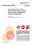 Wer hat einen Platz am Tisch? Bonner Klimaverhandlungen und das Visumproblem