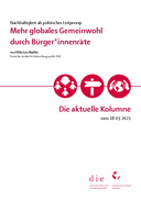 Mehr globales Gemeinwohl durch Bürger*innenräte 