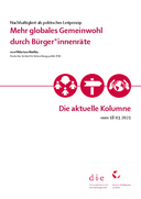 Mehr globales Gemeinwohl durch Bürger*innenräte 