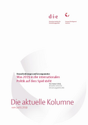 Was 2019 in der internationalen Politik auf dem Spiel steht