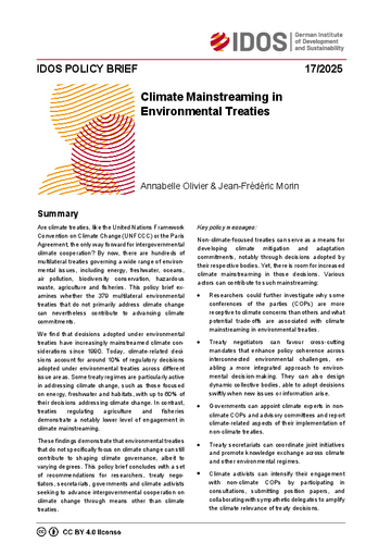 IDOS Policy Brief cover