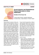 Social cohesion and climate-driven planned relocation in urban settlements: evidence from Suva, Fiji