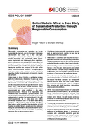 Cotton made in Africa: a case study of sustainable production through responsible consumption