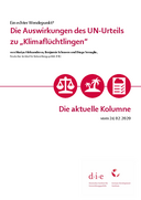 Die Auswirkungen des UN-Urteils zu „Klimaflüchtlingen“