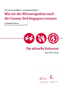 Wie wir der Klimamigration nach der Corona-Zeit begegnen müssen