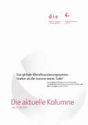 Das globale Klimafinanzierungssystem – Stärker als die Summe seiner Teile?