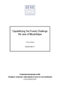 "Capabilitalizing” the poverty challenge: the case of Mozambique