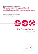 Advancing the 2030 Agenda through municipal partnerships with the global South